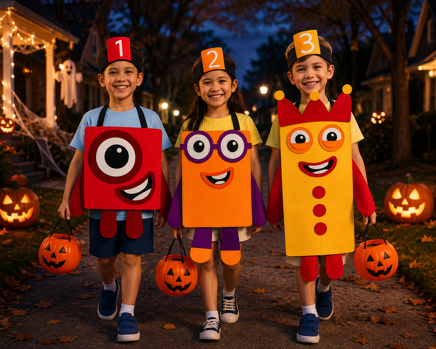 Number Costumes Halloween Trick or Treat