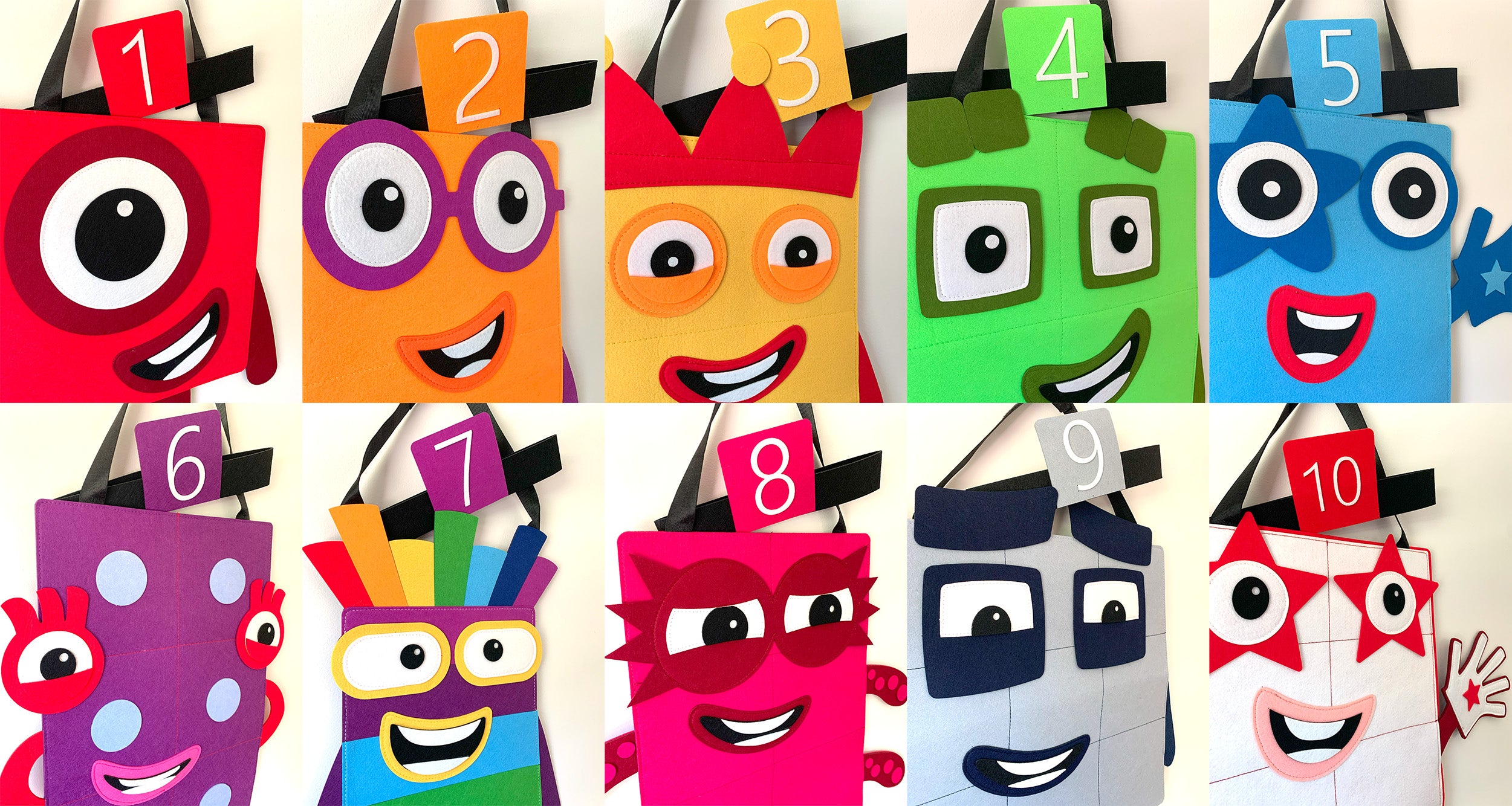 Kids and Adults Number Costume, Halloween Costume, Birthday Party Costume, Numbers 1–10, Educational Math Blocks Costume