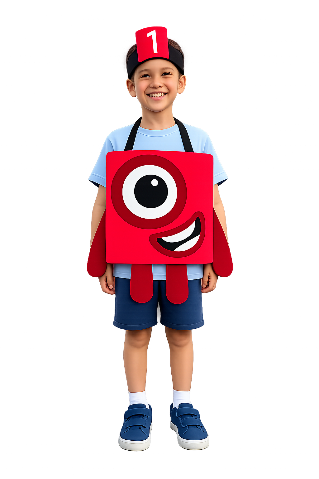 Red Number 1 Costume – Halloween Math Costume for Kids & Adults (Pre-order — ships in mid-August)