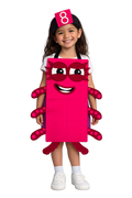 Pink Number 8 Costume – Halloween Math Costume for Kids & Adults (Pre-order — ships in mid-August)