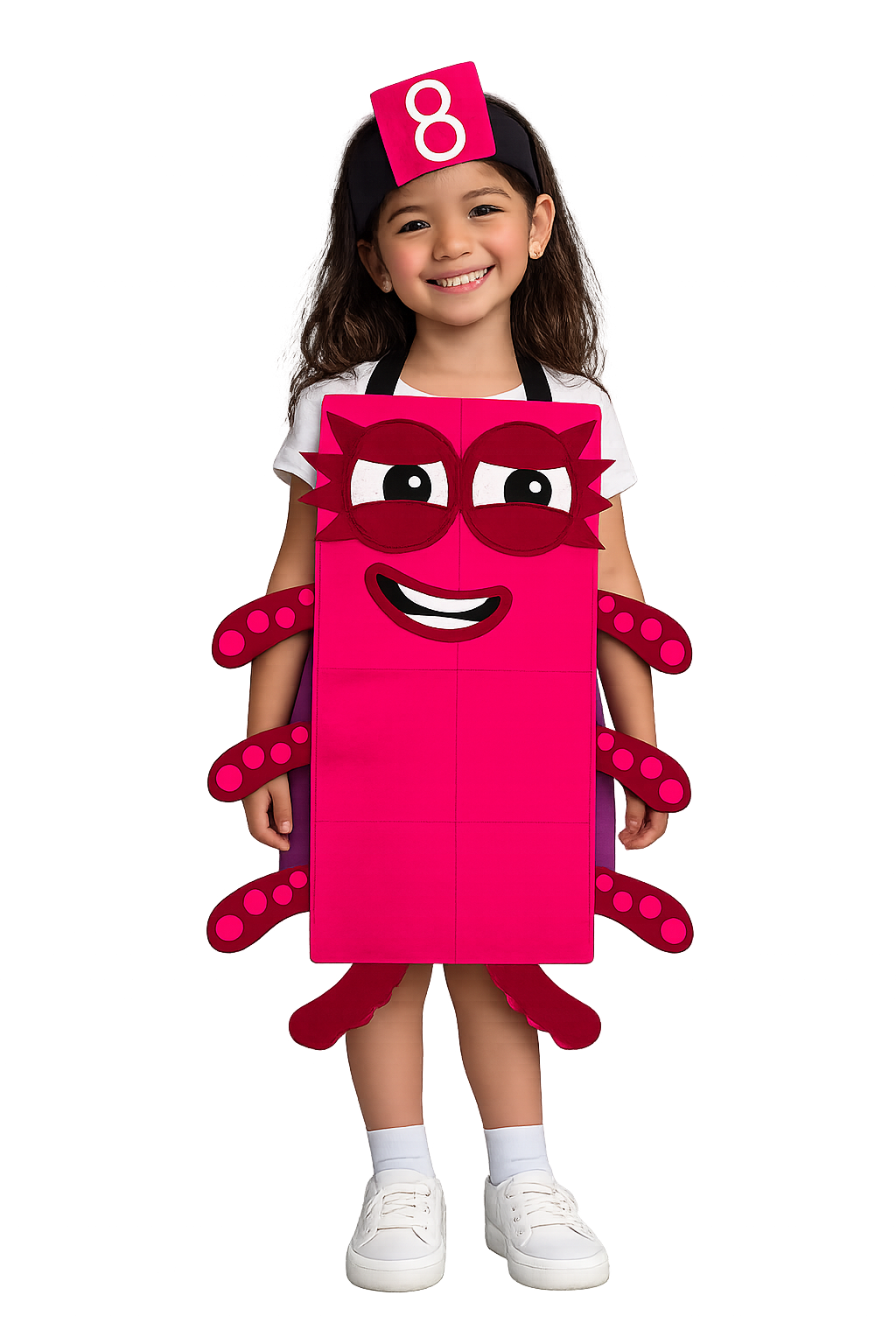 Pink Number 8 Costume – Halloween Math Costume for Kids & Adults (Pre-order — ships in mid-August)