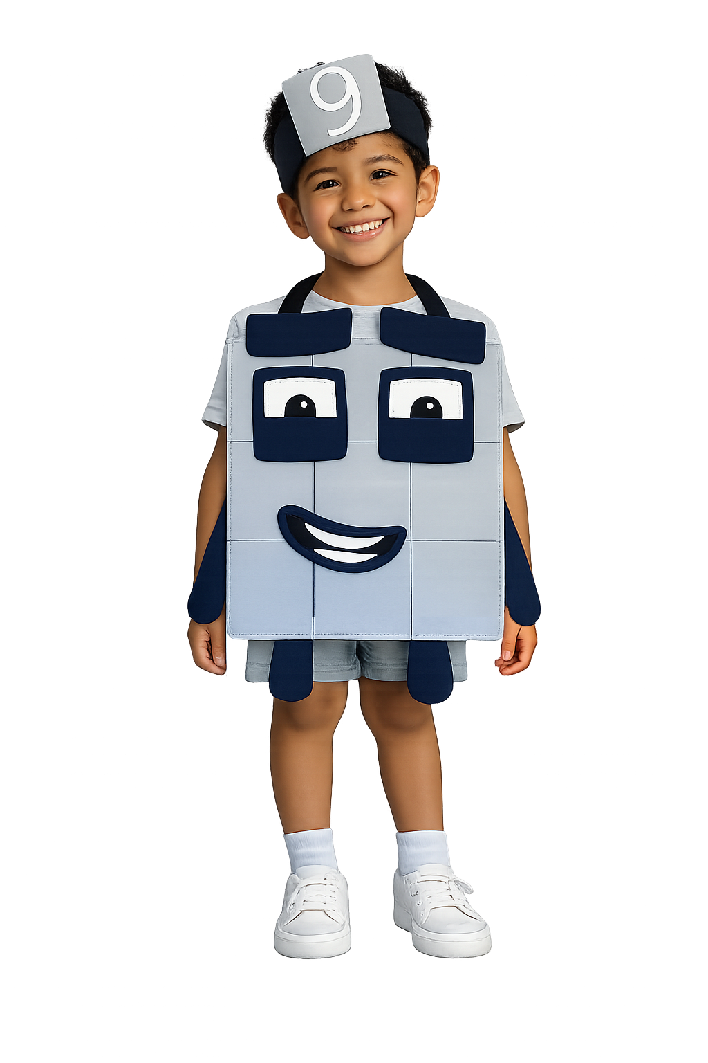 Gray Number 9 Costume – Halloween Math Costume for Kids & Adults (Pre-order — ships in mid-August)