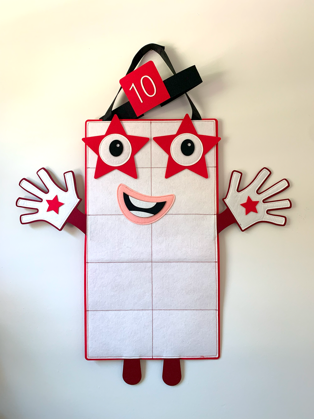 White Number 10 Costume – Halloween Math Costume for Kids & Adults (Pre-order — ships in mid-August)