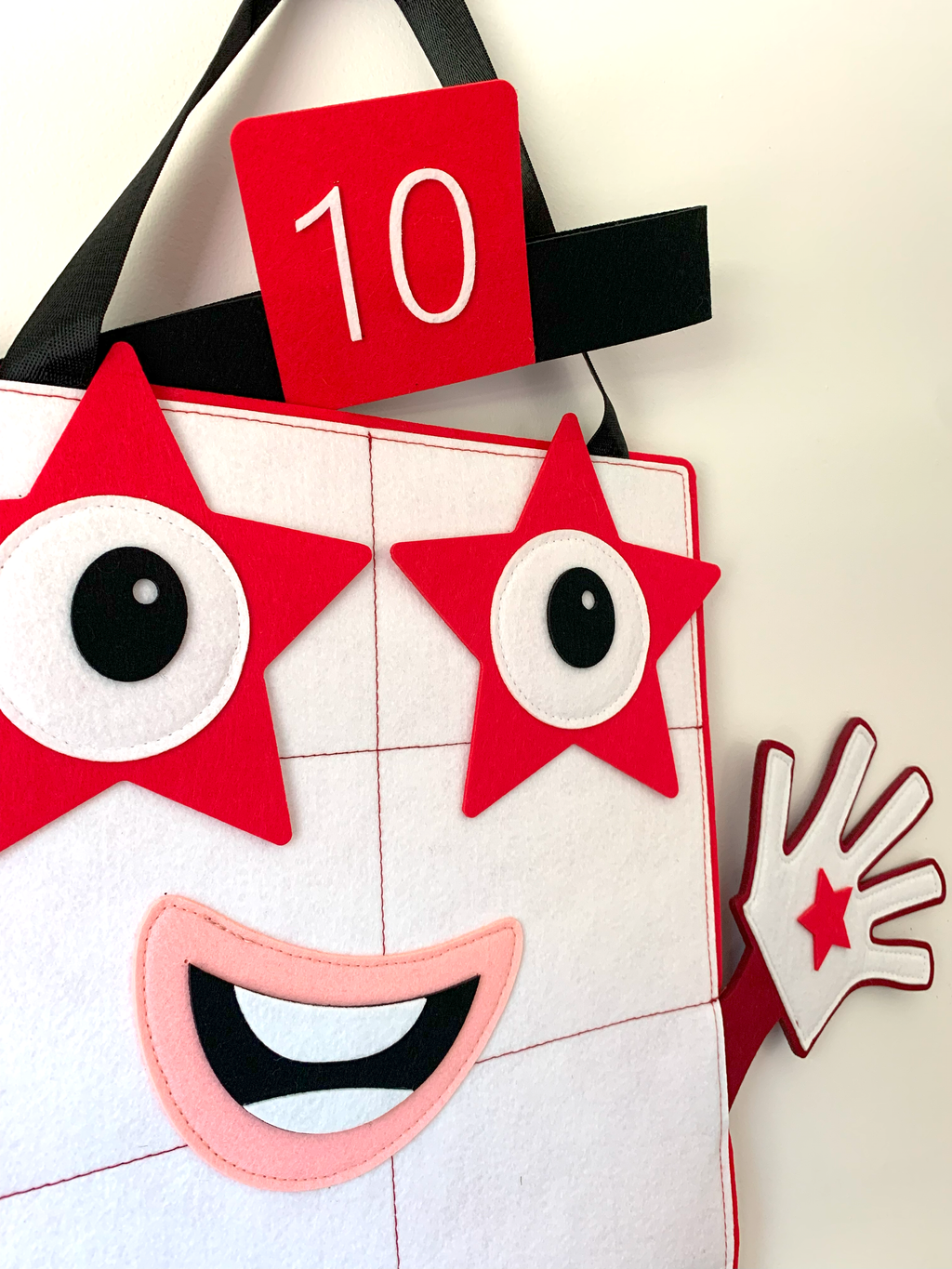 White Number 10 Costume – Halloween Math Costume for Kids & Adults (Pre-order — ships in mid-August)