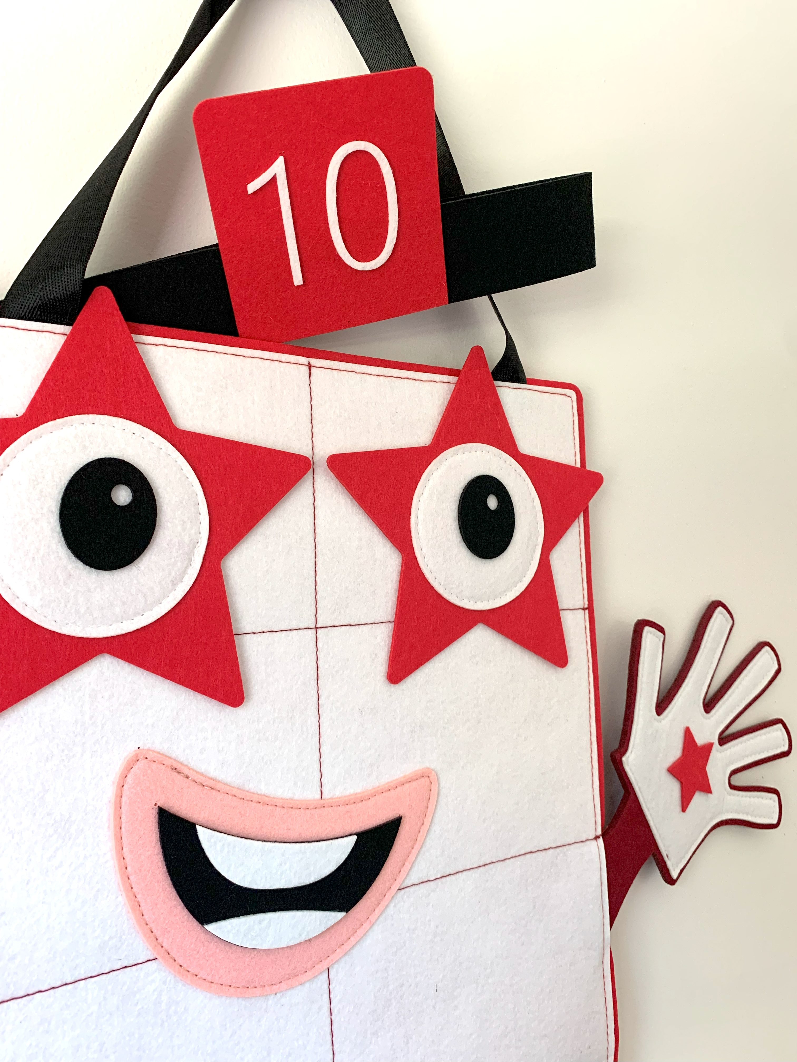 White Number 10 Costume – Halloween Math Costume for Kids & Adults (Pre-order — ships in mid-August)