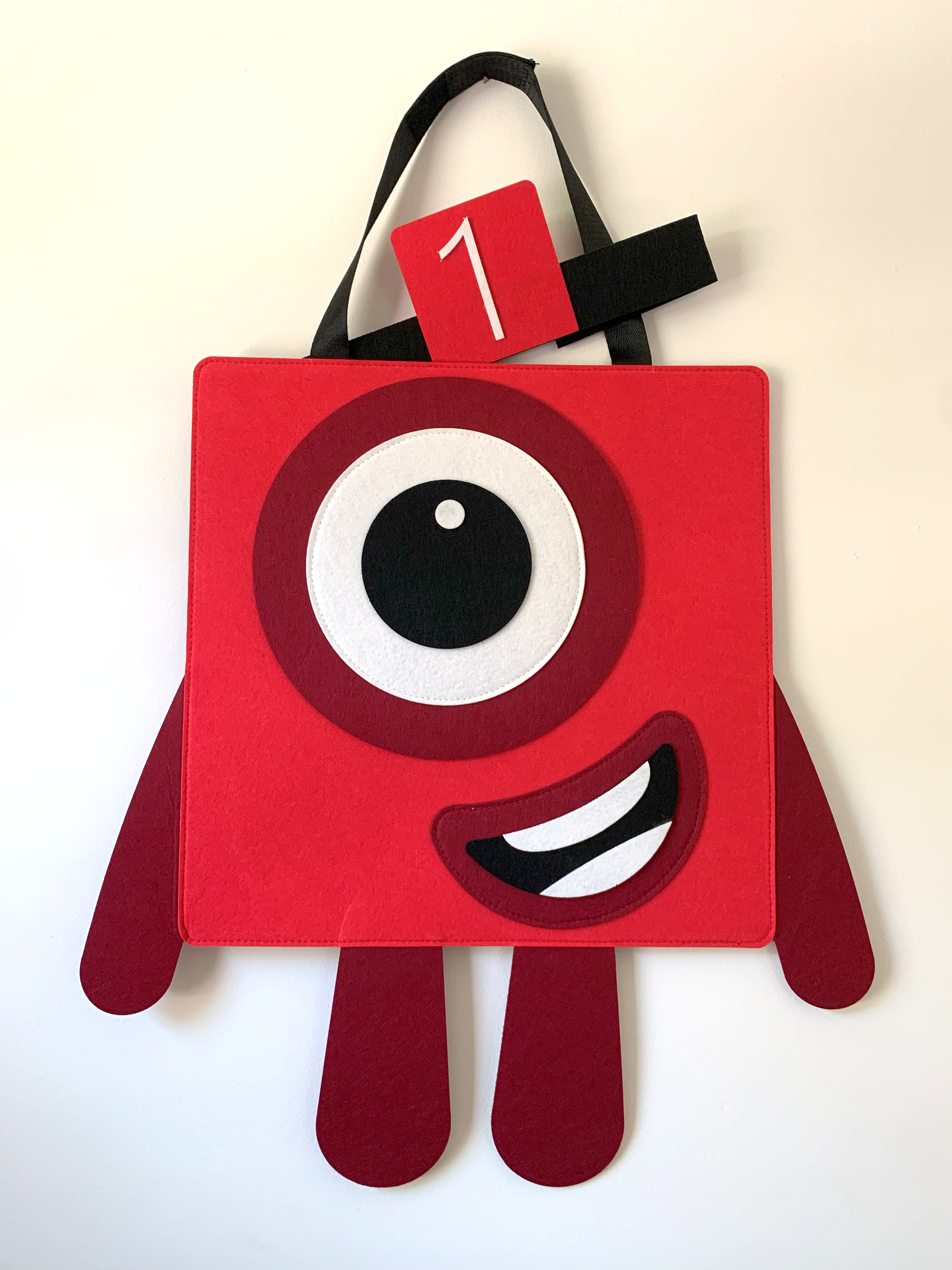 Red Number 1 Costume – Halloween Math Costume for Kids & Adults (Pre-order — ships in mid-August)