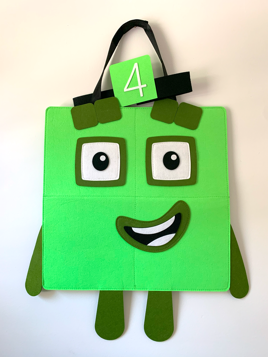 Green Number 4 Costume – Halloween Math Costume for Kids & Adults (Pre-order — ships in mid-August)