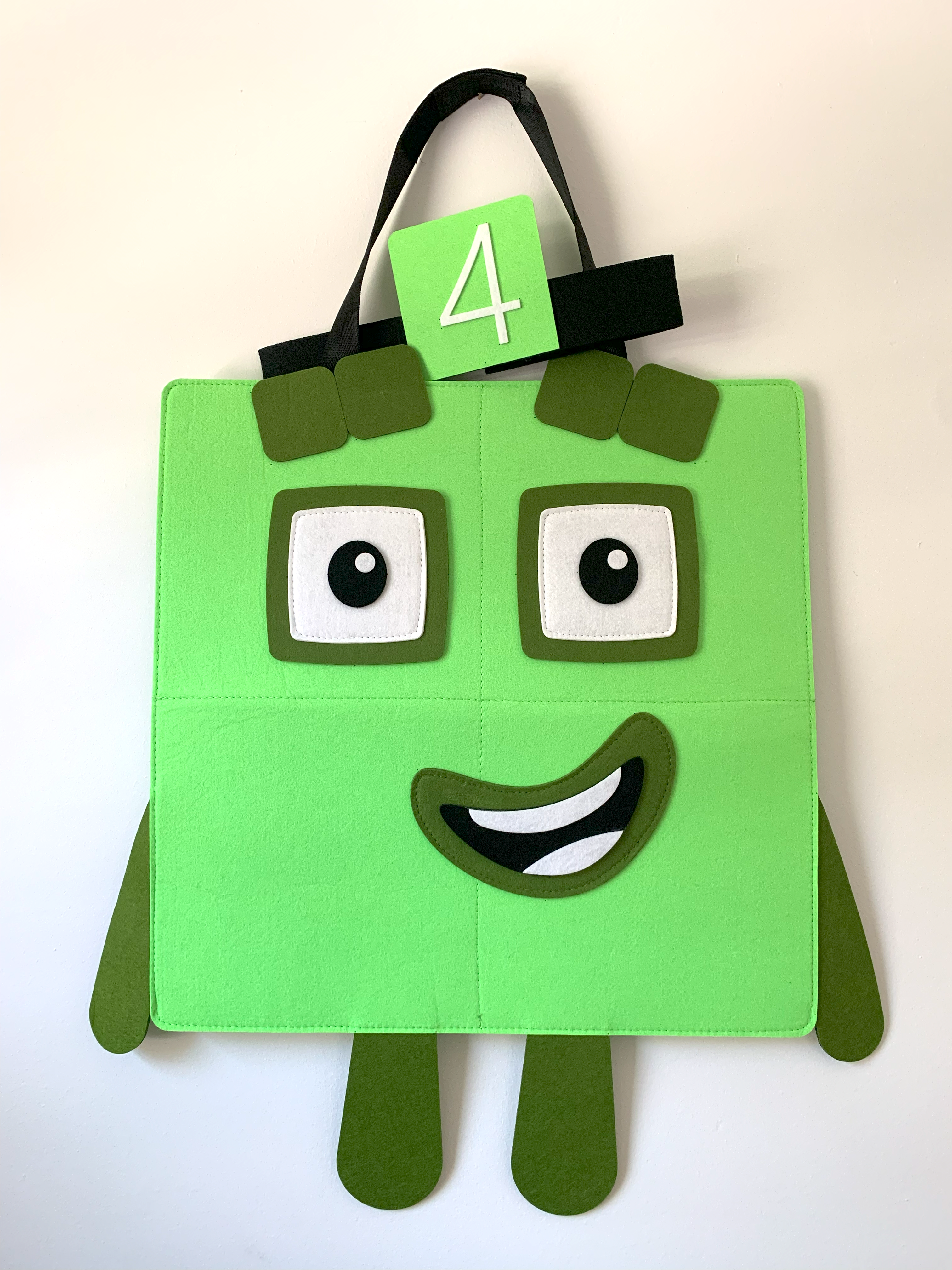 Green Number 4 Costume – Halloween Math Costume for Kids & Adults (Pre-order — ships in mid-August)