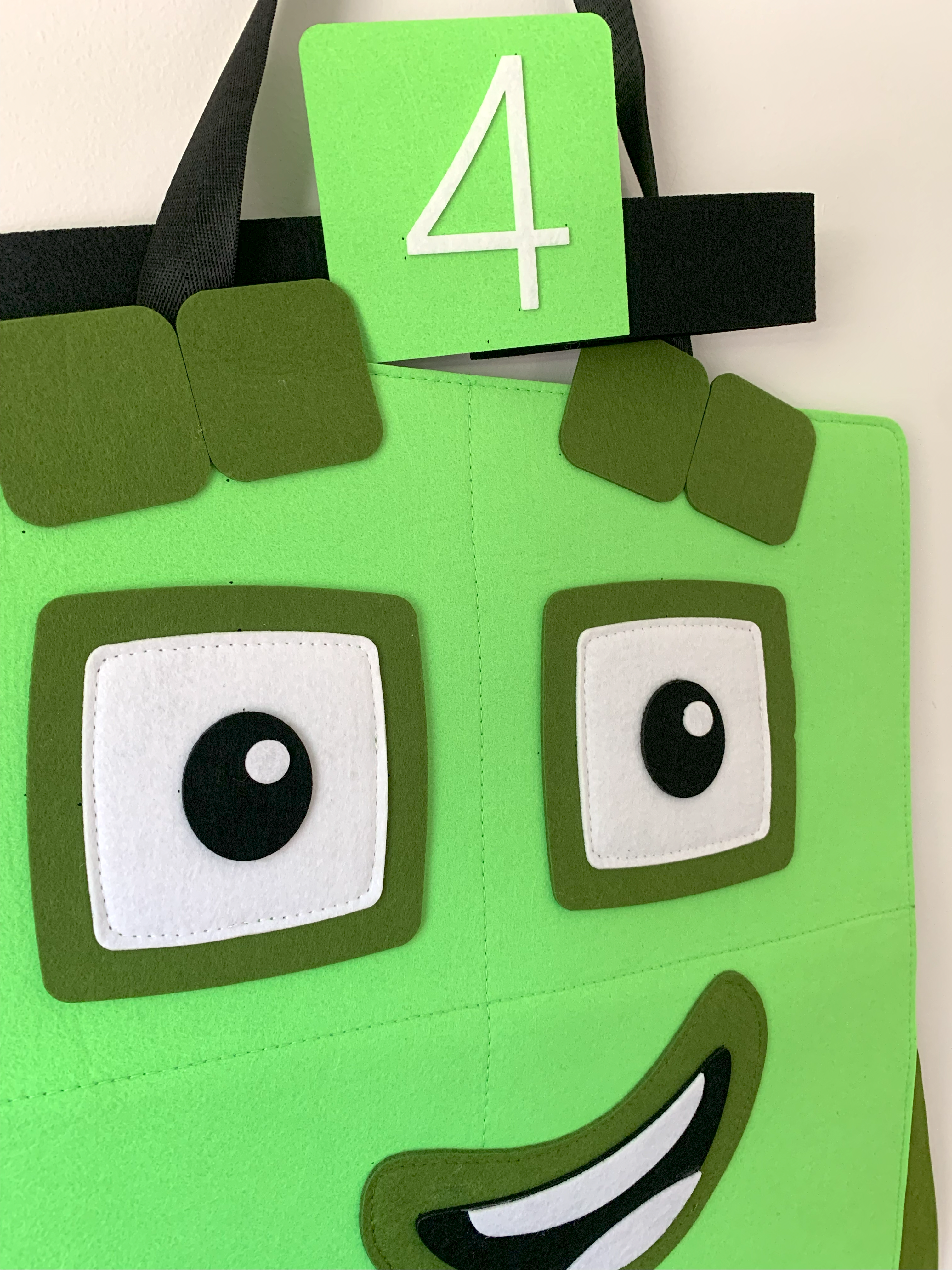 Green Number 4 Costume – Halloween Math Costume for Kids & Adults (Pre-order — ships in mid-August)