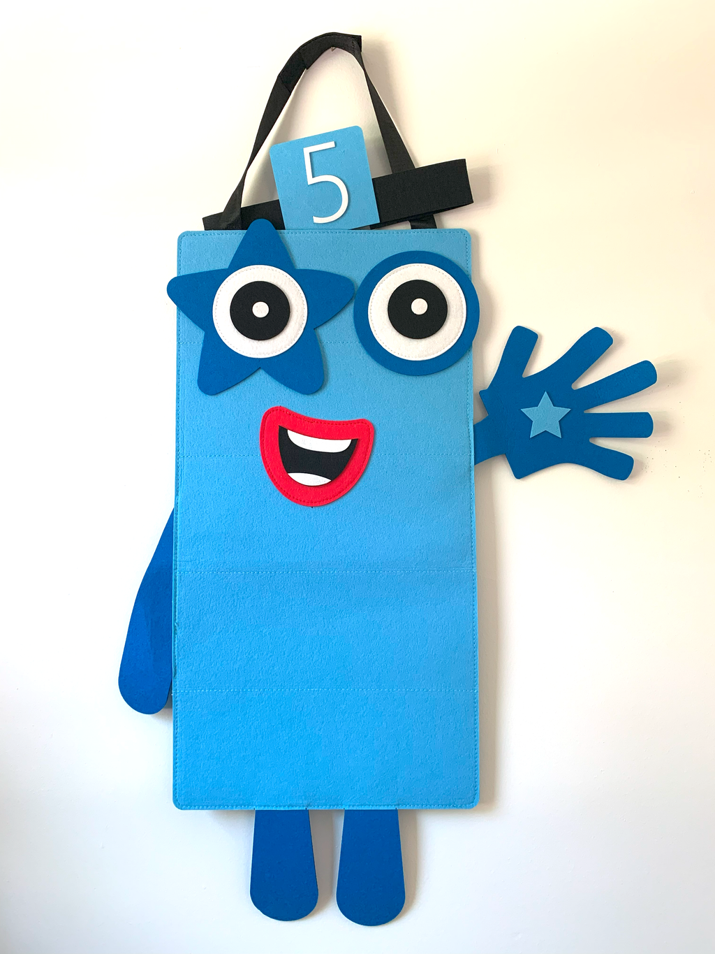 Light Blue Number 5 Costume – Halloween Math Costume for Kids & Adults (Pre-order — ships in mid-August)