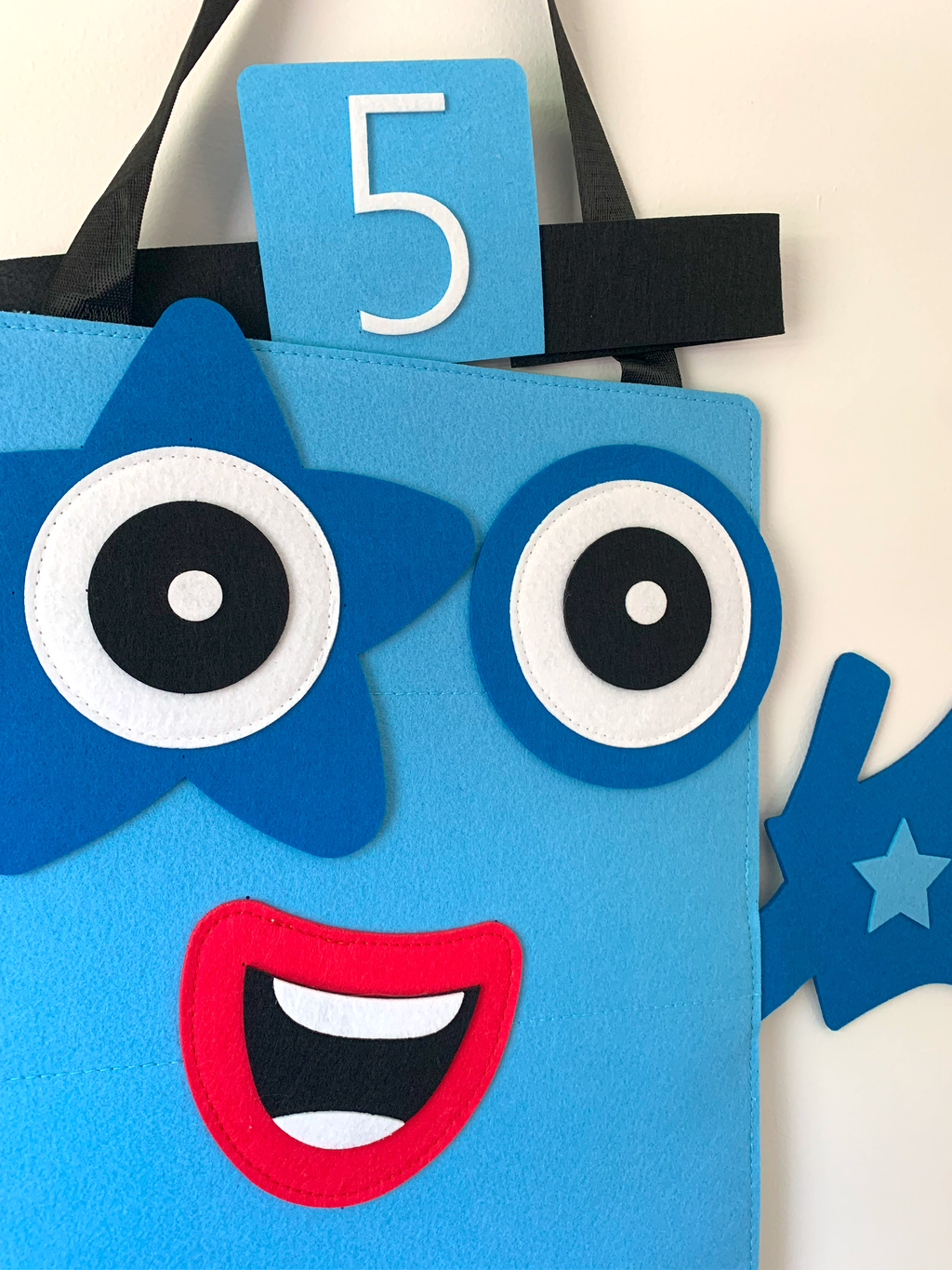 Light Blue Number 5 Costume – Halloween Math Costume for Kids & Adults (Pre-order — ships in mid-August)