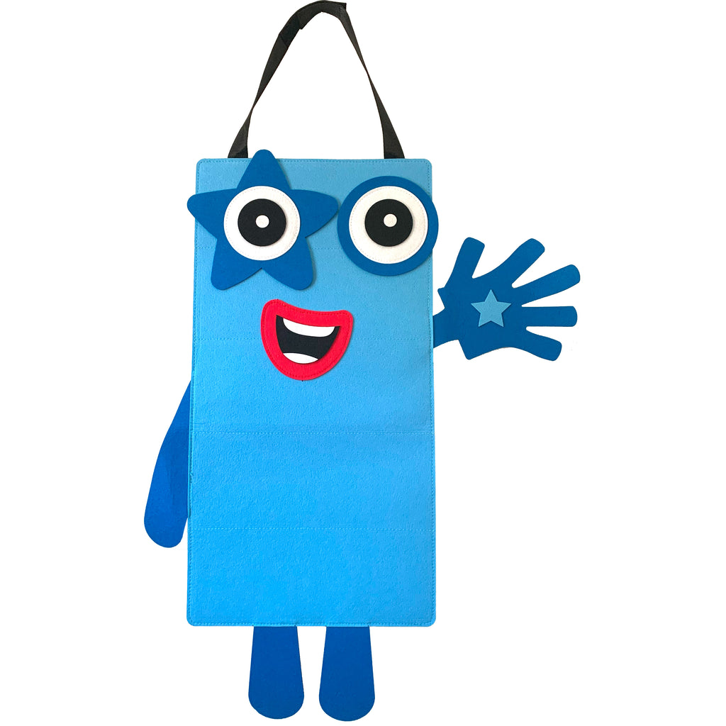 Light Blue Number 5 Costume – Halloween Math Costume for Kids & Adults (Pre-order — ships in mid-August)
