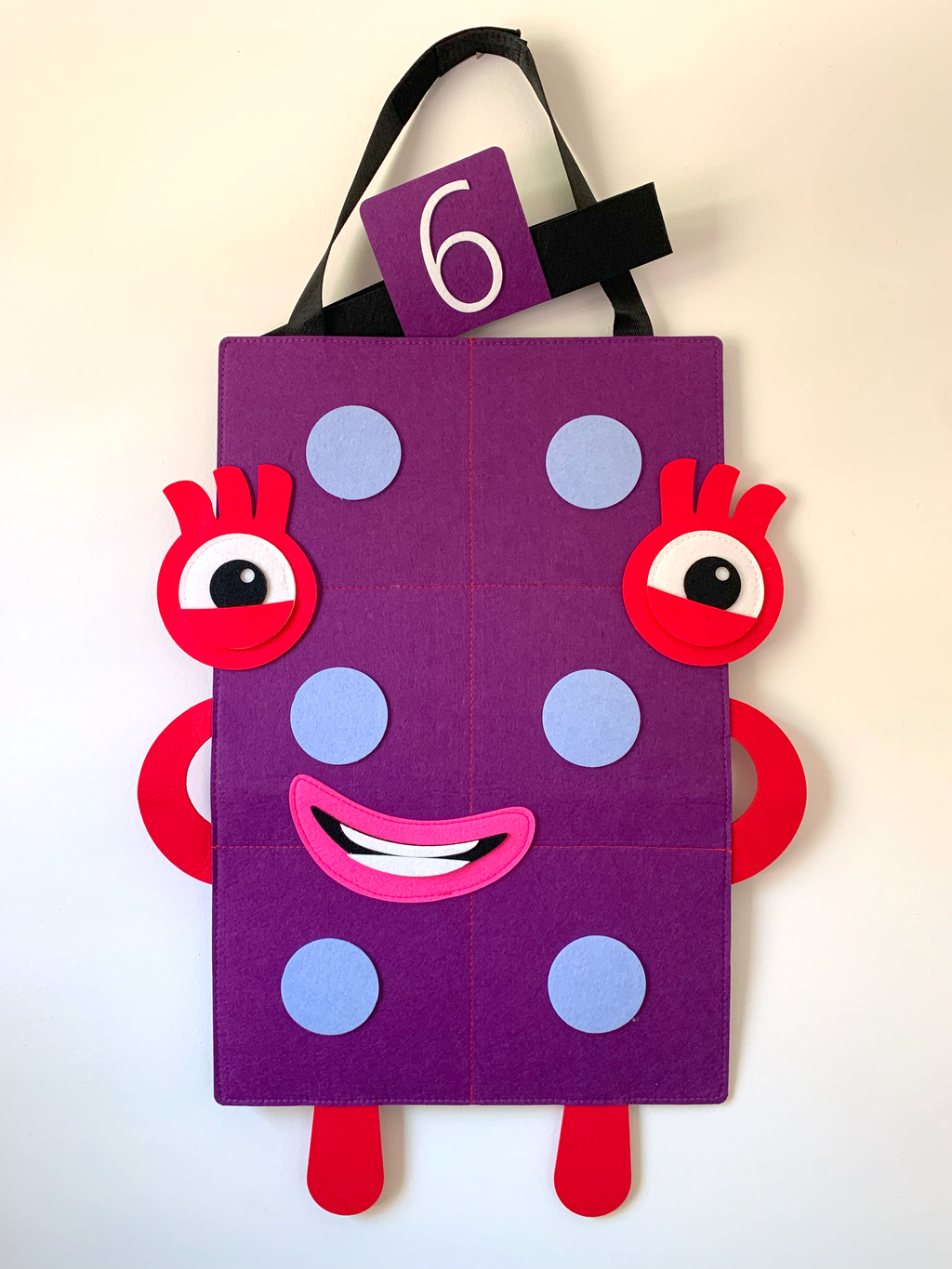 Purple Number 6 Costume – Halloween Math Costume for Kids & Adults (Pre-order — ships in mid-August)