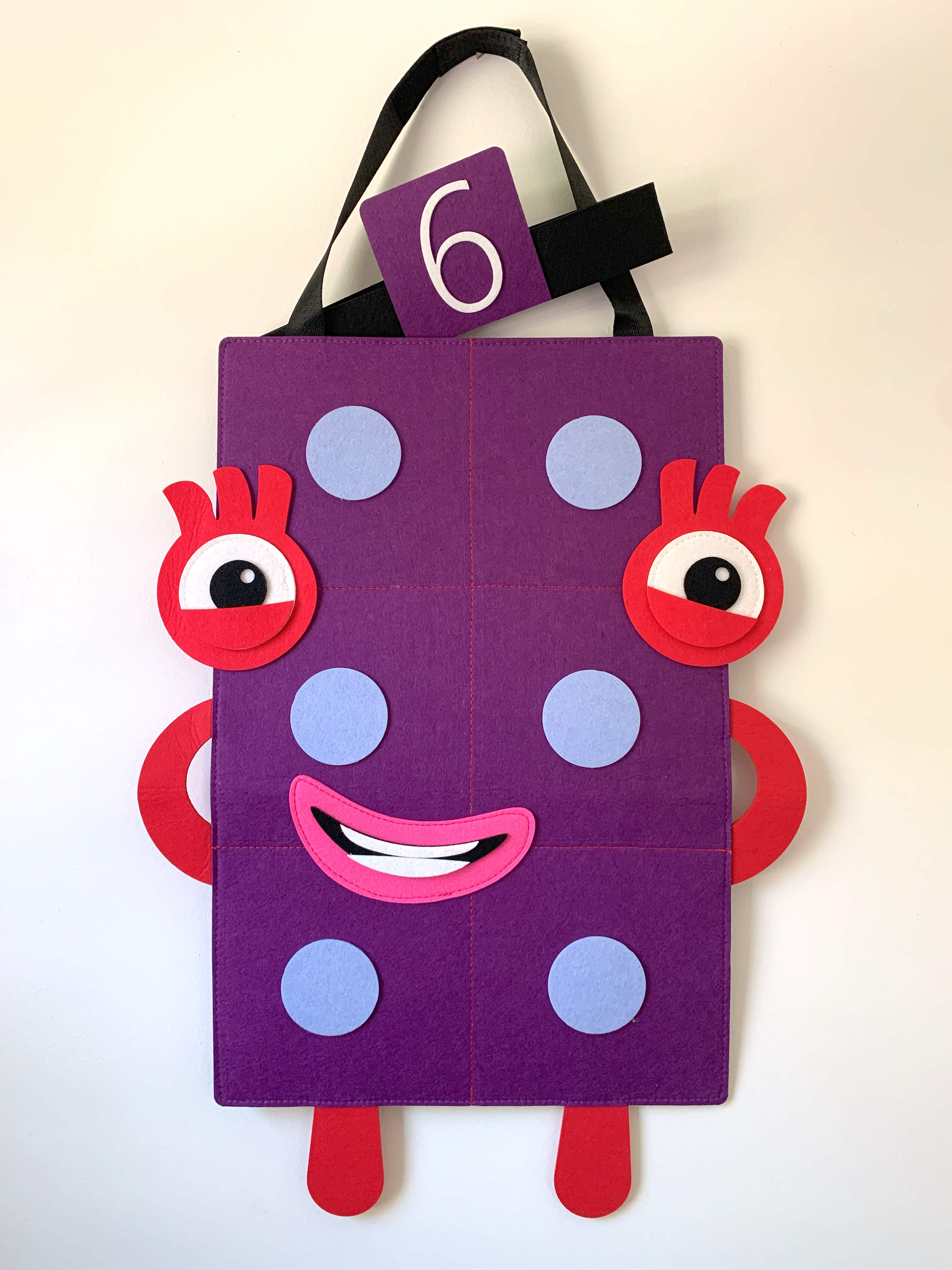 Purple Number 6 Costume – Halloween Math Costume for Kids & Adults (Pre-order — ships in mid-August)