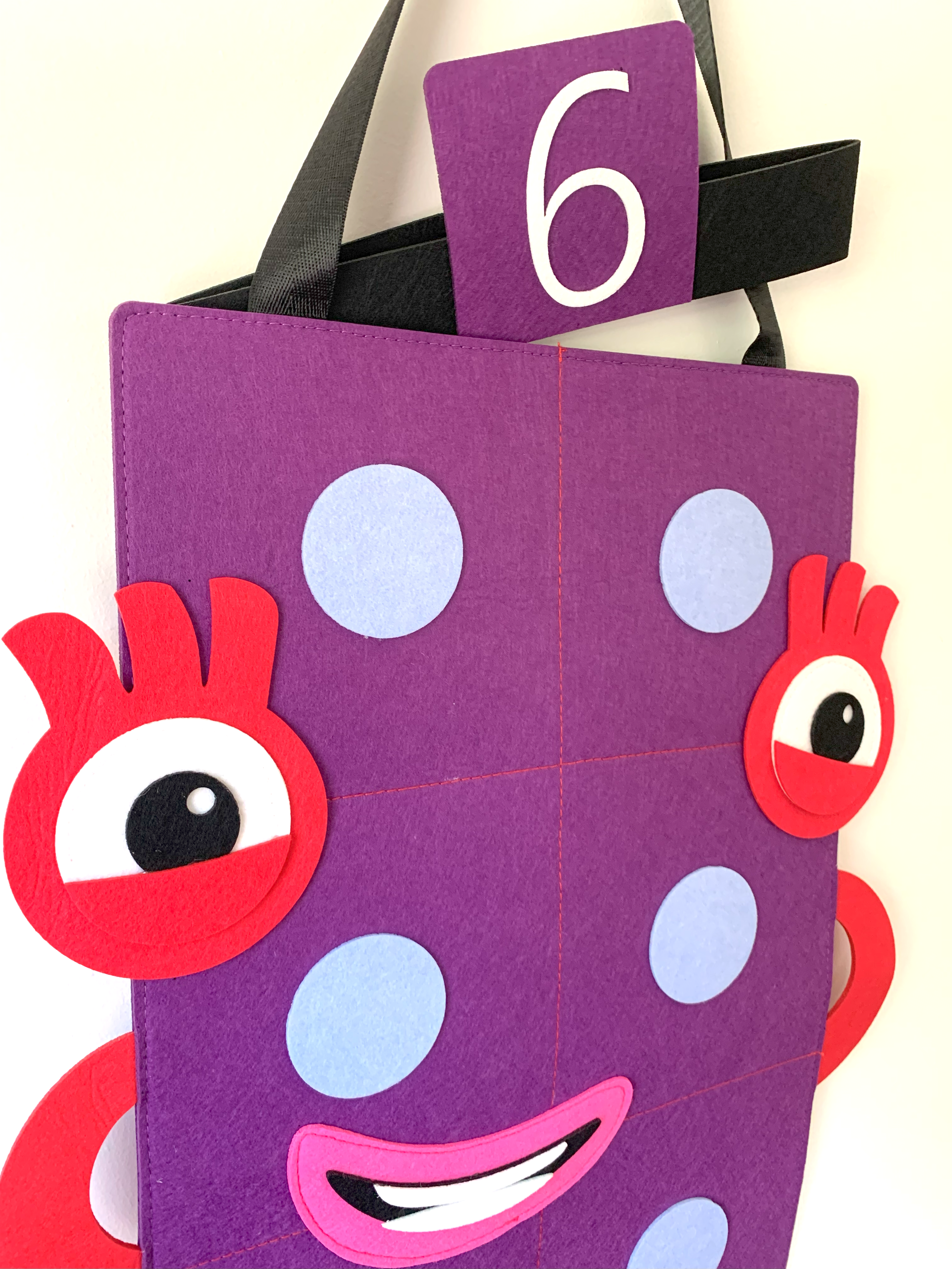 Purple Number 6 Costume – Halloween Math Costume for Kids & Adults (Pre-order — ships in mid-August)