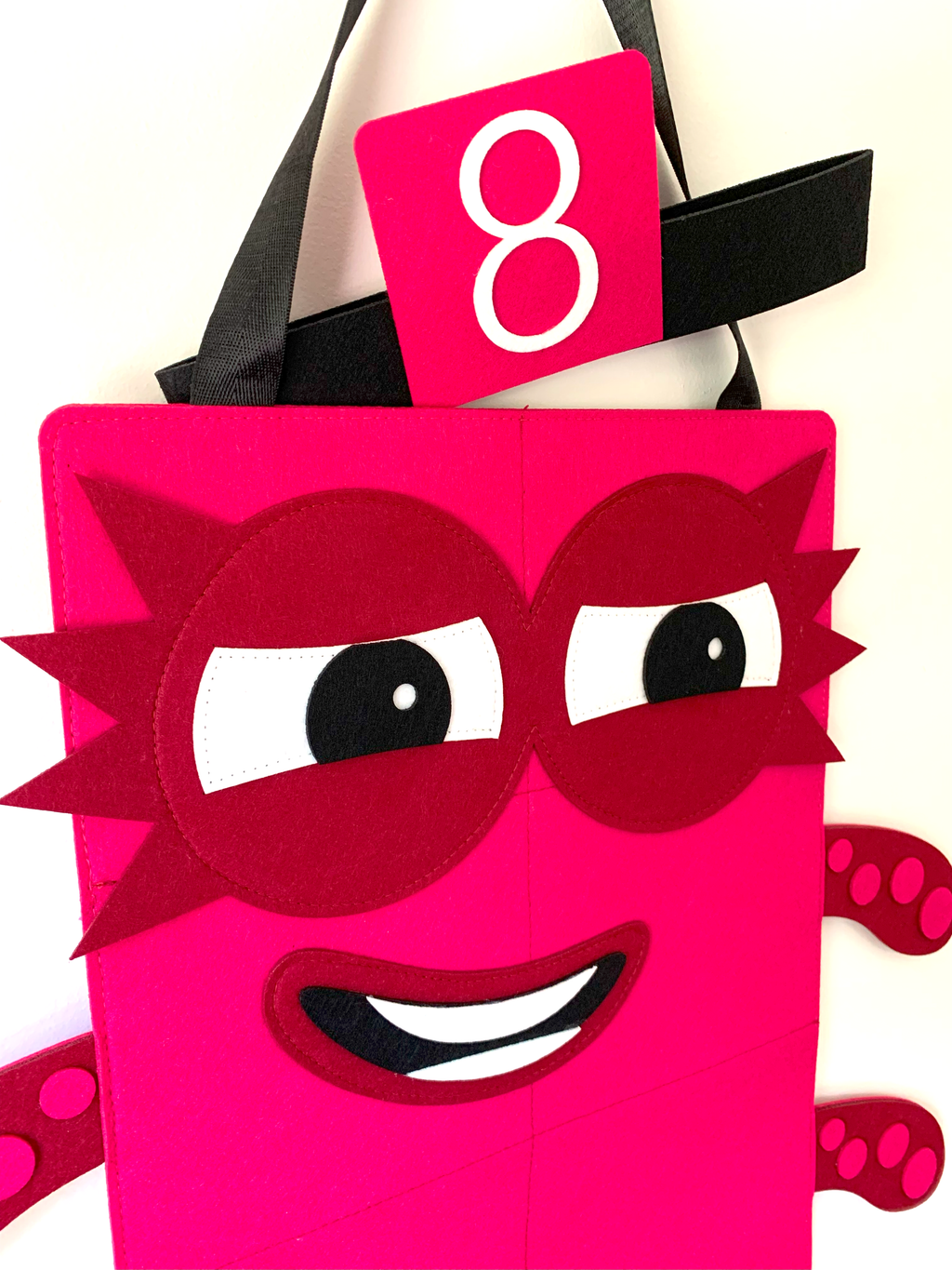 Pink Number 8 Costume – Halloween Math Costume for Kids & Adults (Pre-order — ships in mid-August)